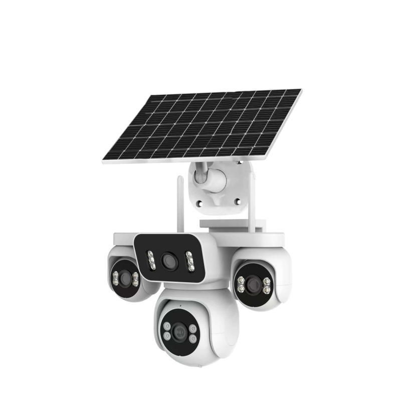 MA-8402AOV  四目AOV黑光 太陽能室外球機